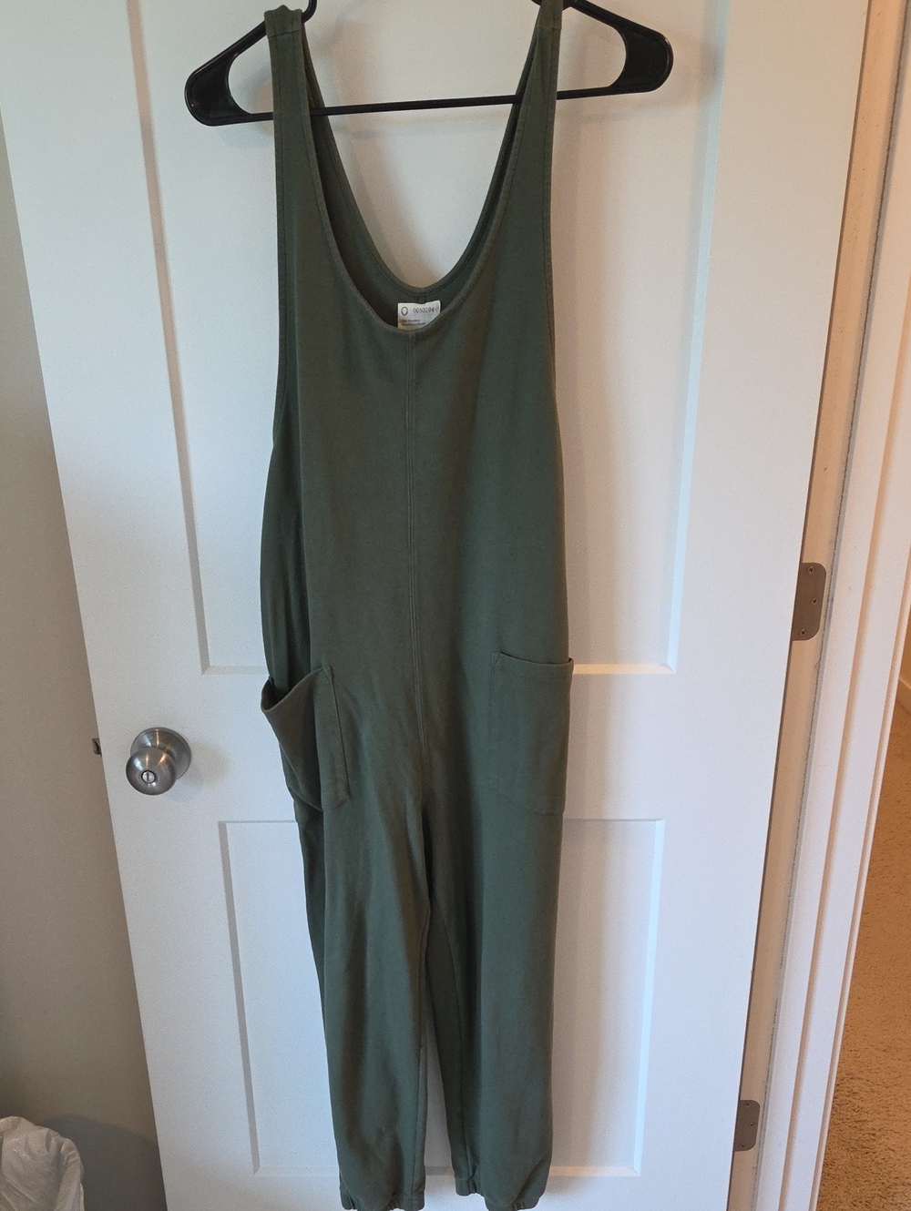For Days Olive Green Tank Jumpsuit